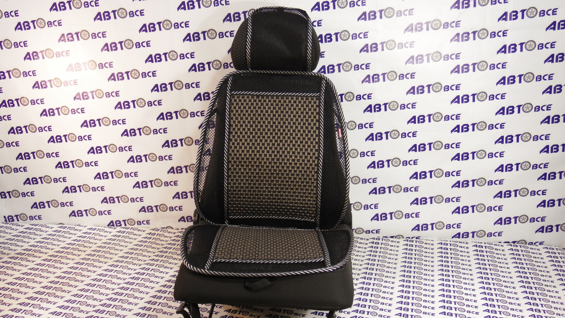 Накидки на сиденье MODEL AIR черно/серые сетка/холодный шёлк PREMIER